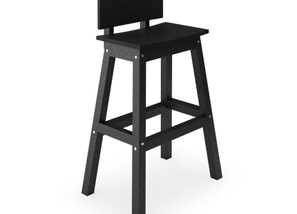 Saddle Bar Stool w/ Back