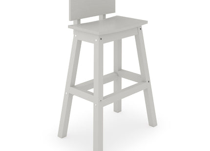 Saddle Bar Stool w/ Back