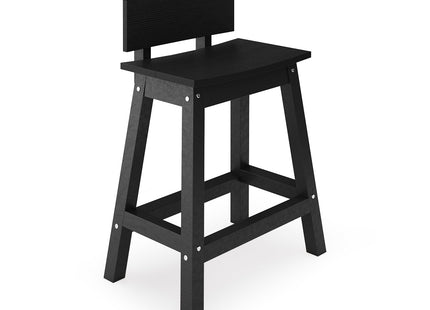 Saddle Counter Stool w/ Back