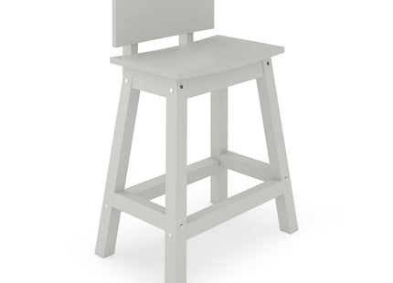 Saddle Counter Stool w/ Back