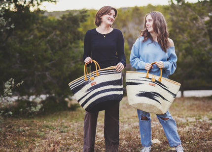 Balance Peace Handmade Sisal Straw Basket Tote Bag