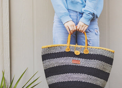 Balance Flow Handmade Sisal Straw Basket Tote