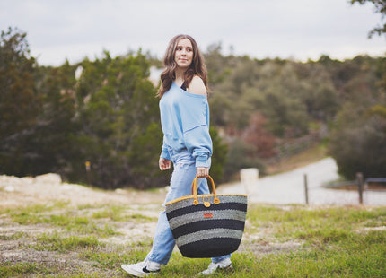 Balance Flow Handmade Sisal Straw Basket Tote