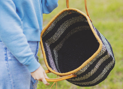 Balance Flow Handmade Sisal Straw Basket Tote