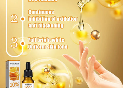 Vitamin C Serum for Face Hyaluronic Acid Lighten Age Black Spots Sunburn Anti-oxidation Wrinkle Remove Shrink Pore Skin Care