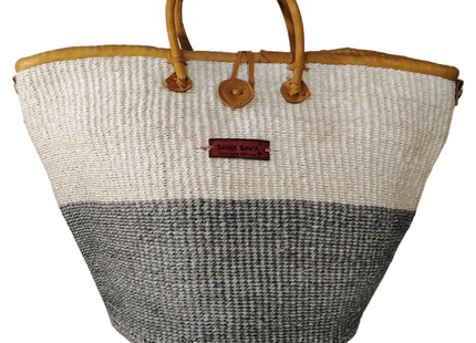 Ash & Ivory Wisdom Handmade Sisal Straw Basket Tote