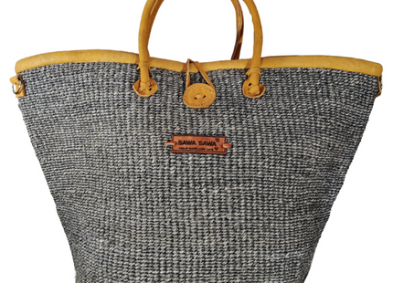 Ash Wisdom Handmade Sisal Straw Basket Tote Bag