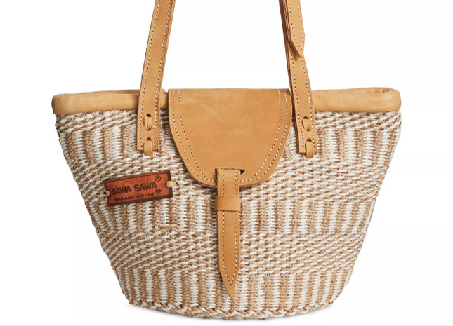 Life Serenity Handwoven Sisal Tote Bag