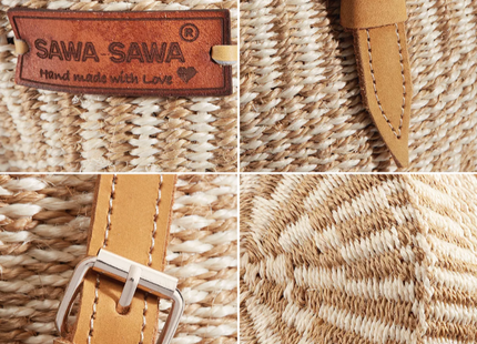Life Serenity Handwoven Sisal Tote Bag