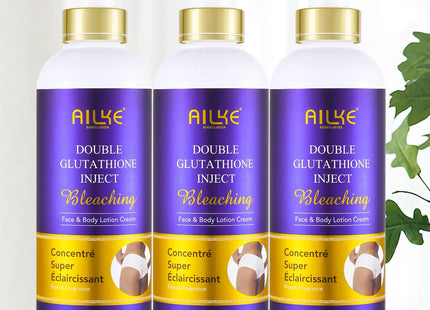 AILKE Glutathione 5-in-1 Women Skin Care Kit, With Body Lotion, Serum, Dark Spot Removal Cream, Body Cream, Brightening Soap