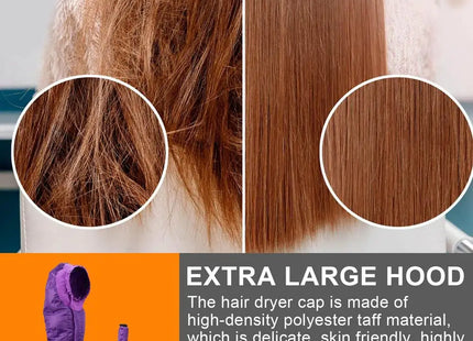 2200W Powerful Hair Dryer with Nozzle Tail Comb Flat