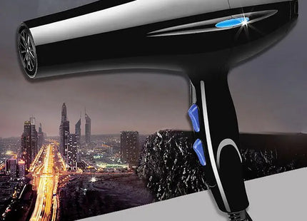 2200W Powerful Hair Dryer with Nozzle Tail Comb Flat