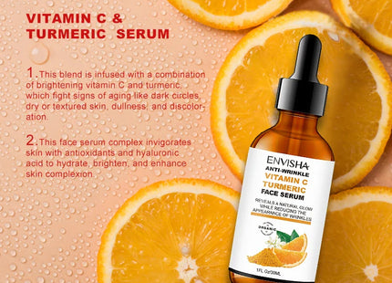 Vitamin C Turmeric Serum Facial Whitening Anti Aging Wrinkle Moisturizing Essence Face Korean Cosmetics Skin Care Shrink Pores