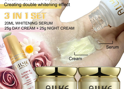 AILKE Dark Spot Corrector Hydration Facial Cream With Spf35+ Lighting Skin Tone Anti-sunburn Skin Care