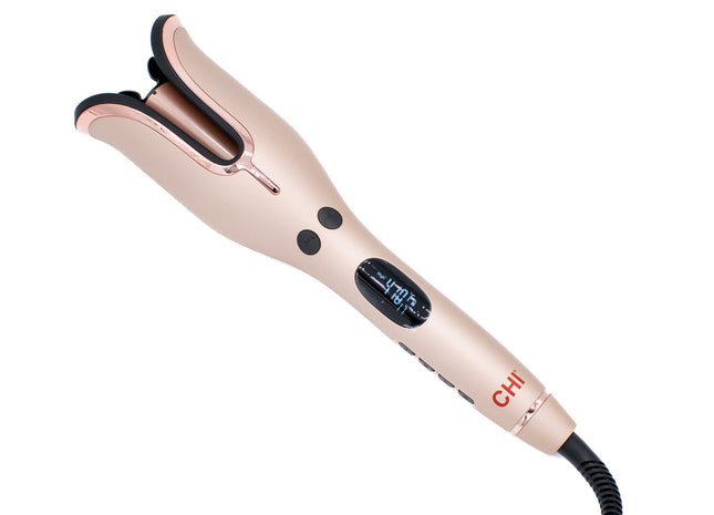 CHI Spin n Curl Ceramic Rotating Curler 1" ROSE GOLD - New by