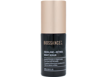 BIOSSANCE Squalane + Retinol Night Serum 1.01oz - Small Amount Missing