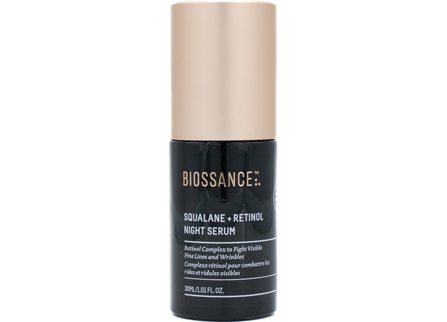 BIOSSANCE Squalane + Retinol Night Serum 1.01oz - Small Amount Missing