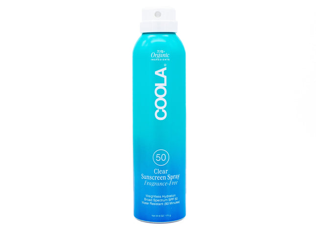 COOLA Clear Sunscreen Spray SPF 50 6oz - New