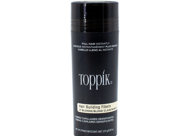 TOPPIK Hair Building Fibers LT BLONDE 0.97oz - Small Amount Missing