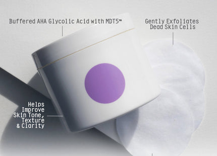 TRANSPORT Exfoliating Glycolic Acid Pads 50ct