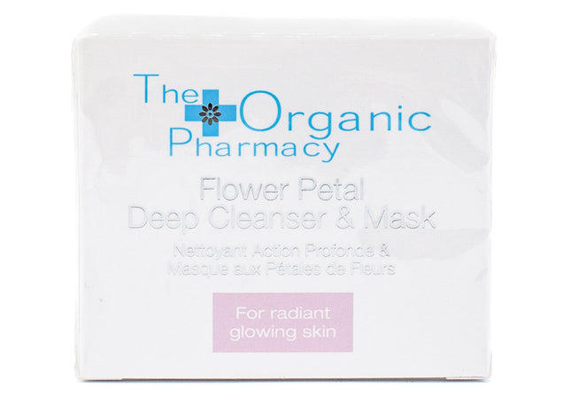 The Organic Pharmacy Flower Petal Deep Cleanser & Mask 2.11oz - Imperfect Box