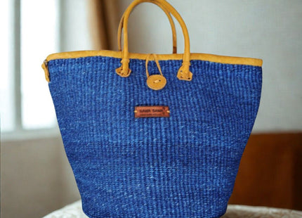 Nourishment Handmade Sisal Straw Basket Tote.