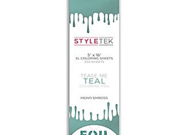 Styletek Tease Me Teal Balayage XL Sheets 200ct 5x16