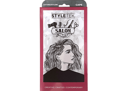Styletek Solid Black Smooth Cutting Cape 45x60