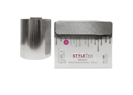 Styletek Moonlight Silver Smooth Foil Roll 5x1600