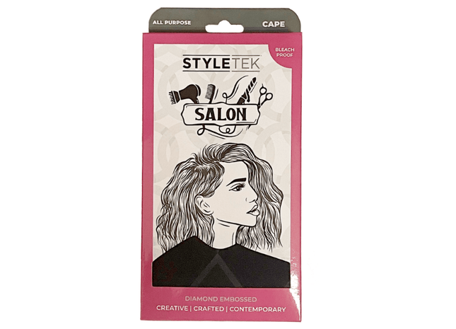Styletek Embossed Black All-Purpose Cape 45x60