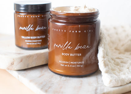 Vanilla Bean + Tallow Whipped Body Butter