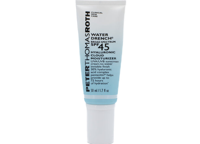 PETERTHOMASROTH  Water Drench SPF45 Hyaluronic Cloud Moisturizer 1.7oz - Small Amount Missing