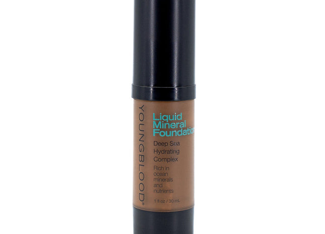 YOUNGBLOOD Liquid Mineral Foundation ESPRESSO 1oz - Imperfect Box