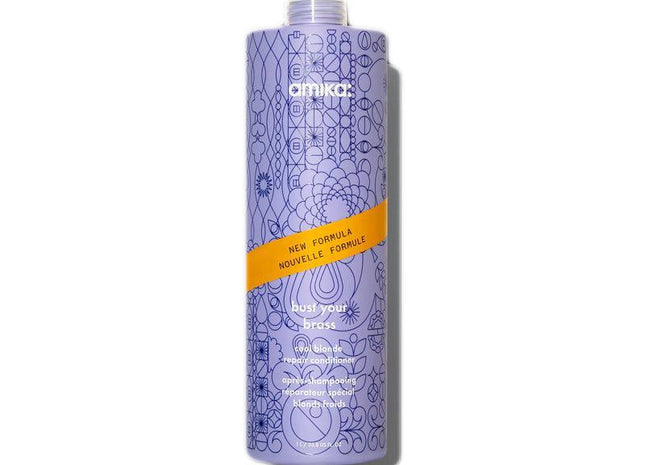Amika Bust Your Brass Cool Blonde Strength Repair Conditioner