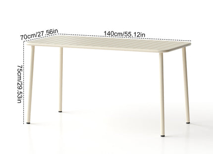 Sella long table outdoor dining table villa courtyard balcony table outdoor leisure table simple garden waterproof table