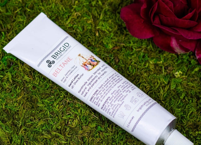 Beltane Natural Hand Lotion - Rose, Jasmine, Clary Sage, and Frankincense