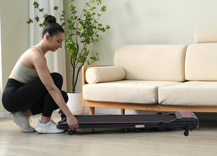 NEW Folding Walking Pad Under Desk Treadmill for Home Office -2.5HP Walking Treadmill With Incline 0.5-7.5MPH 300LBS Capacity Treadmill for Walking Running - Two Ways to Adjust Speed