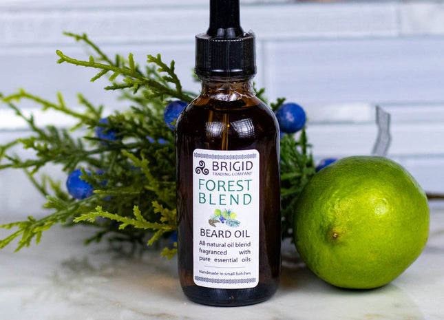 Forest Blend Natural Beard Oil - Juniper, Pine, Balsam, Cedar, and Lime