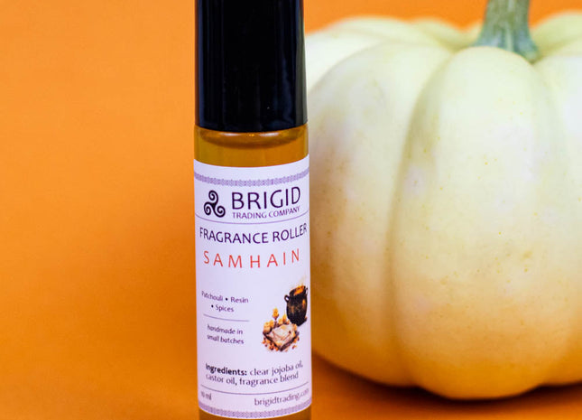 Samhain Fragrance Roller - Merlot Wine, Smoked Patchouli, and Dragon's Blood