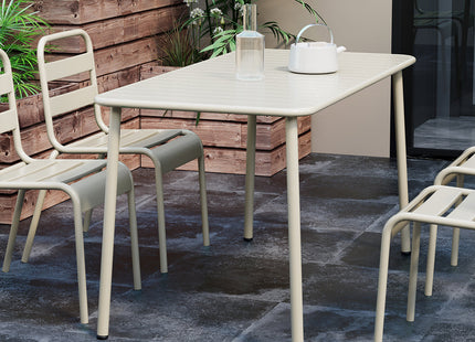 Sella long table outdoor dining table villa courtyard balcony table outdoor leisure table simple garden waterproof table