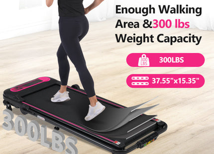 NEW Folding Walking Pad Under Desk Treadmill for Home Office -2.5HP Walking Treadmill With Incline 0.5-7.5MPH 300LBS Capacity Treadmill for Walking Running - Two Ways to Adjust Speed