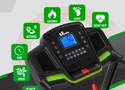 Foldable Treadmill with Incline, Folding Treadmill for Home Electric Treadmill Workout Running Machine, Handrail Controls Speed, Pulse Monitor,APP