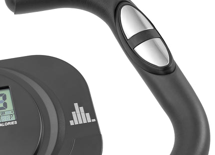 Exercise Bike,Workout Bikes for Home,Folding Stationary Bikes for Home with 16-Level Magnetic Resistance, 300LBS Capacity X-Bike Indoor Exercise Equipment with Heart Rate Sensor & LCD Monitor