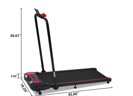 NEW Folding Walking Pad Under Desk Treadmill for Home Office -2.5HP Walking Treadmill With Incline 0.5-7.5MPH 300LBS Capacity Treadmill for Walking Running - Two Ways to Adjust Speed