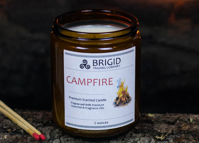 Campfire Soy Wax Candle - Mesquite, Cedarwood, and Campfire Smoke