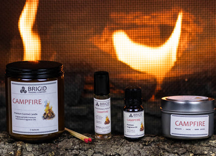 Campfire Soy Wax Candle - Mesquite, Cedarwood, and Campfire Smoke