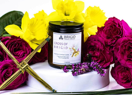 Imbolc Soy Wax Candle - Heather, Rose, Narcissus & Vetiver