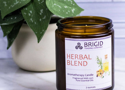 Herbal Blend Soy Wax Candle - Frankincense, Rosemary, and Myrtle