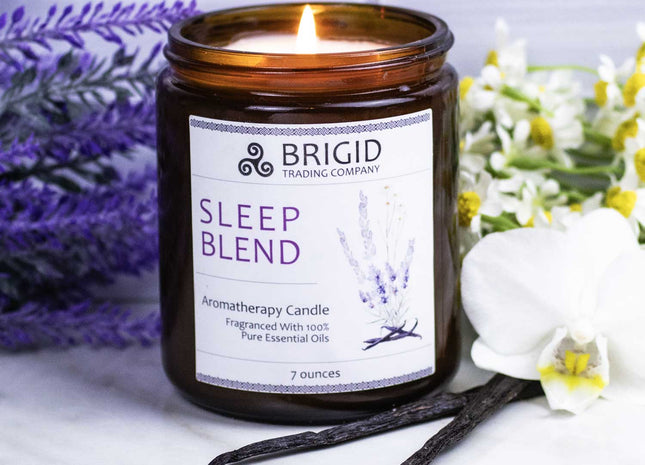 Sleep Blend Soy Wax Candle - Lavender, Chamomile, and Vanilla