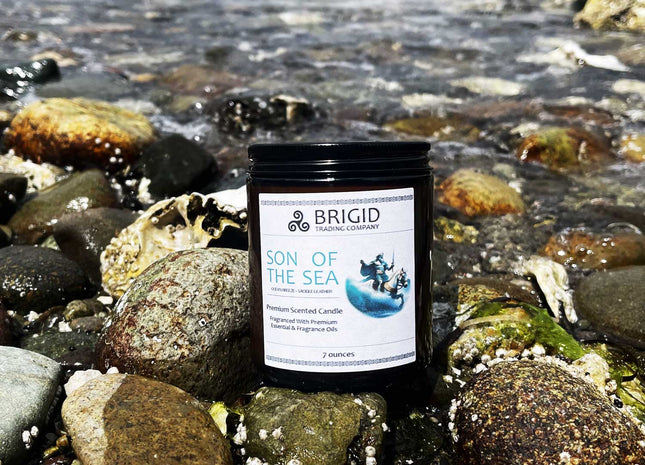 Son of the Sea Soy Wax Candle - Sea Salt, Ocean Breeze, and Saddle Leather
